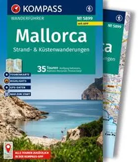 Heitzmann / Moczynski / Kargl |  KOMPASS Wanderführer Mallorca Strand- und Küstenwanderungen, 35 Touren mit Extra-Tourenkarte | Buch |  Sack Fachmedien