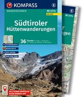Föger / Baumann / Hüsler |  KOMPASS Wanderführer Südtiroler Hüttenwanderungen, 36 Touren mit Extra-Tourenkarte | Buch |  Sack Fachmedien