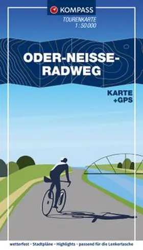 KOMPASS Fahrrad-Tourenkarte Oder-Neiße-Radweg 1:50.000 | Loseblattwerk | www.sack.de