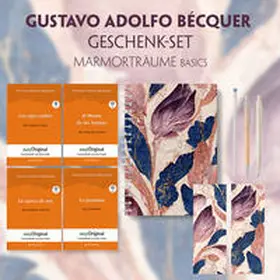 EasyOriginal Verlag / Bécquer |  Gustavo Adolfo Bécquer Geschenkset - 4 Bücher (mit Audio-Online) + Marmorträume Schreibset Basics | Buch |  Sack Fachmedien