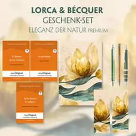 EasyOriginal Verlag / Lorca / Bécquer |  Lorca & Bécquer Geschenkset - 3 Bücher (mit Audio-Online) + Eleganz der Natur Schreibset Premium | Buch |  Sack Fachmedien