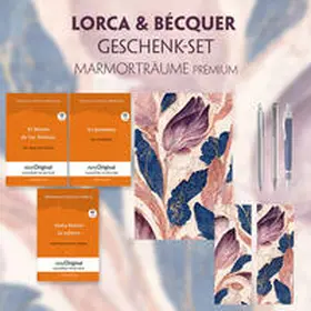EasyOriginal Verlag / Lorca / Bécquer |  Lorca & Bécquer Geschenkset - 3 Bücher (mit Audio-Online) + Marmorträume Schreibset Premium | Buch |  Sack Fachmedien