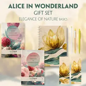 EasyOriginal Verlag / Carroll |  Alice in Wonderland Books-Set (with audio-online) Readable Classics Geschenkset + Eleganz der Natur Schreibset Basics | Buch |  Sack Fachmedien
