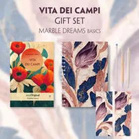 EasyOriginal Verlag / Verga |  Vita dei campi (with audio-online) Readable Classics Geschenkset + Marmorträume Schreibset Basics | Buch |  Sack Fachmedien