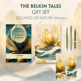 EasyOriginal Verlag / Puschkin |  EasyOriginal Readable Classics / Erzählungen Belkins (with audio-online) Readable Classics Geschenkset + Eleganz der Natur Schreibset Premium | Buch |  Sack Fachmedien