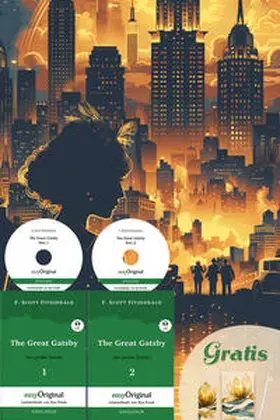 EasyOriginal Verlag / Fitzgerald |  The Great Gatsby / Der große Gatsby - 2 Teile (2 Bücher + 2 MP3-Audio-CD + exklusive Extras) - Frank-Lesemethode | Buch |  Sack Fachmedien