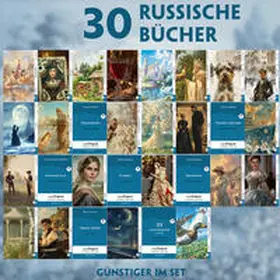 EasyOriginal Verlag / Tschechow / Gogol |  30 russische Bücher (30 Bücher + Audio-Online) - Frank-Lesemethode - Kommentierte zweisprachige Ausgabe Russisch-Deutsch | Buch |  Sack Fachmedien