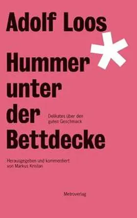 Loos / Kristan |  Hummer unter der Bettdecke | Buch |  Sack Fachmedien