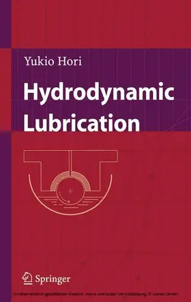 Hori | Hydrodynamic Lubrication | E-Book | www.sack.de