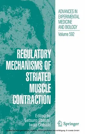 Ebashi / Ohtsuki |  Regulatory Mechanisms of Striated Muscle Contraction | eBook | Sack Fachmedien