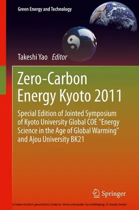 Yao |  Zero-Carbon Energy Kyoto 2011 | eBook | Sack Fachmedien