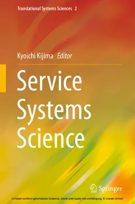 Kijima | Service Systems Science | E-Book | sack.de
