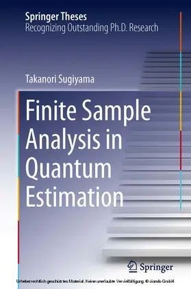 Sugiyama | Finite Sample Analysis in Quantum Estimation | E-Book | www.sack.de