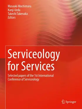 Mochimaru / Takenaka / Ueda |  Serviceology for Services | Buch |  Sack Fachmedien