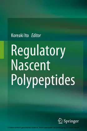 Ito | Regulatory Nascent Polypeptides | E-Book | www.sack.de