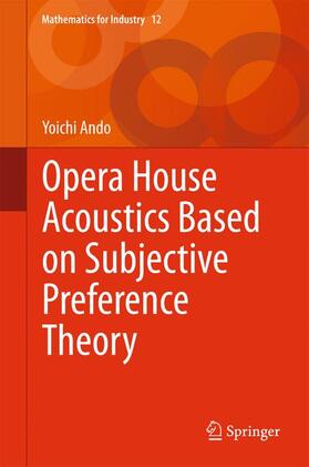 Ando | Opera House Acoustics Based on Subjective Preference Theory | Buch | 978-4-431-55422-6 | sack.de