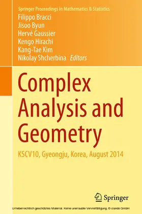 Bracci / Byun / Gaussier | Complex Analysis and Geometry | E-Book | sack.de