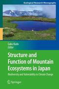 Kudo |  Structure and Function of Mountain Ecosystems in Japan | Buch |  Sack Fachmedien