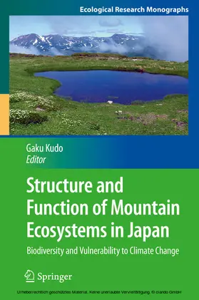 Kudo | Structure and Function of Mountain Ecosystems in Japan | E-Book | sack.de