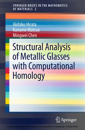 Hirata / Matsue / Chen | Structural Analysis of Metallic Glasses with Computational Homology | E-Book | www.sack.de
