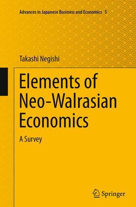 Negishi |  Elements of Neo-Walrasian Economics | Buch |  Sack Fachmedien