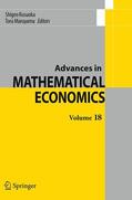 Maruyama / Kusuoka |  Advances in Mathematical Economics Volume 18 | Buch |  Sack Fachmedien