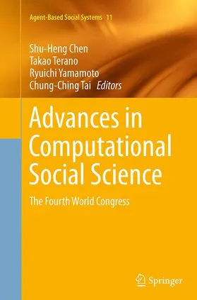 Chen / Tai / Terano |  Advances in Computational Social Science | Buch |  Sack Fachmedien