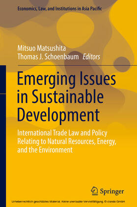 Matsushita / Schoenbaum | Emerging Issues in Sustainable Development | E-Book | sack.de