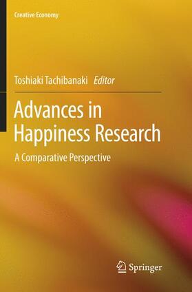 Tachibanaki | Advances in Happiness Research | Buch | 978-4-431-56687-8 | sack.de