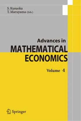 Kusuoka / Maruyama |  Advances in Mathematical Economics 4 | Buch |  Sack Fachmedien