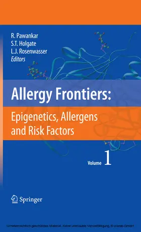 Pawankar / Holgate / Rosenwasser |  Allergy Frontiers:Epigenetics, Allergens and Risk Factors | eBook | Sack Fachmedien