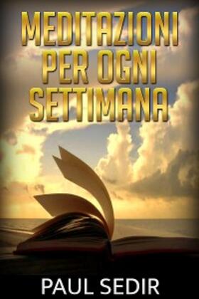 Sedir |  Meditazioni per ogni settimana | eBook | Sack Fachmedien