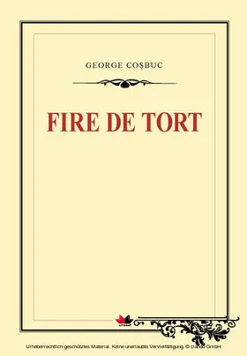 Cosbuc |  Fire de tort | eBook | Sack Fachmedien