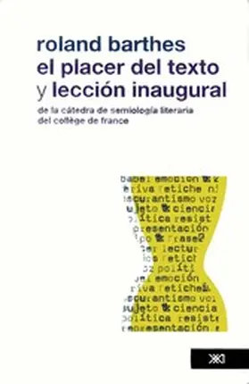 Barthes |  El placer del texto | eBook | Sack Fachmedien