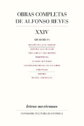 Reyes |  Obras completas, XXIV | eBook | Sack Fachmedien