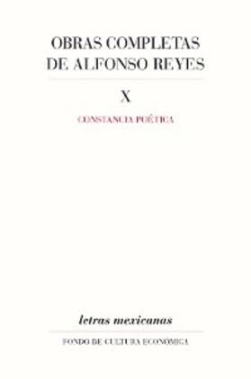 Reyes |  Obras completas, X | eBook | Sack Fachmedien
