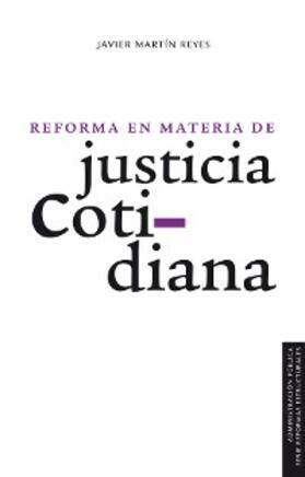 Martín Reyes |  Reforma en materia de justicia cotidiana | eBook | Sack Fachmedien