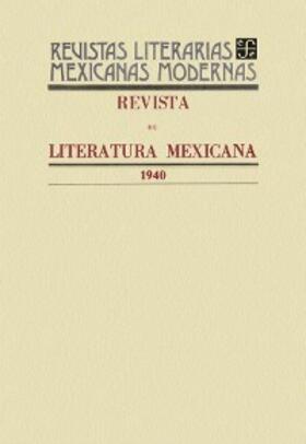 Autores |  Revista de literatura mexicana, 1940 | eBook | Sack Fachmedien