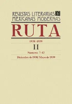 Autores |  Ruta 1938-1939 II, números 7-12, diciembre de 1938-mayo de 1939 | eBook | Sack Fachmedien