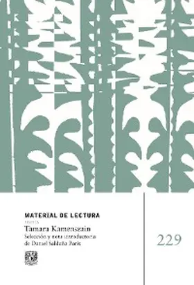 Kamenszain |  Material de Lectura. Tamara Kamenszain | eBook | Sack Fachmedien