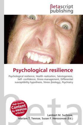 Surhone / Timpledon / Marseken |  Psychological resilience | Buch |  Sack Fachmedien