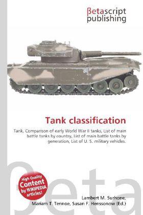 Surhone / Timpledon / Tennoe | Tank classification | Buch | 978-613-0-30199-6 | sack.de