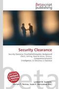 Surhone / Timpledon / Marseken |  Security Clearance | Buch |  Sack Fachmedien
