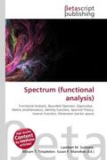 Surhone / Timpledon / Marseken |  Spectrum (functional analysis) | Buch |  Sack Fachmedien