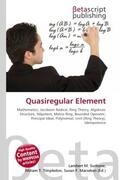 Surhone / Timpledon / Marseken |  Quasiregular Element | Buch |  Sack Fachmedien