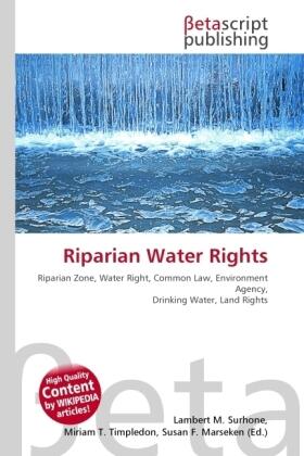 Surhone / Timpledon / Marseken | Riparian Water Rights | Buch | 978-613-0-34345-3 | sack.de
