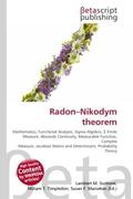 Surhone / Timpledon / Marseken |  Radon-Nikodym theorem | Buch |  Sack Fachmedien