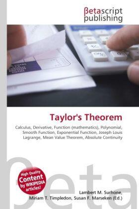Surhone / Timpledon / Marseken |  Taylor's Theorem | Buch |  Sack Fachmedien