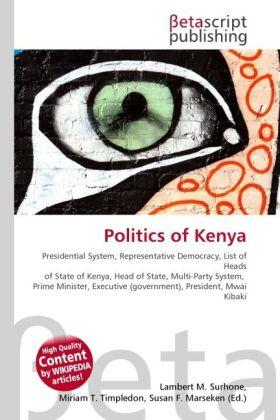 Surhone / Timpledon / Marseken |  Politics of Kenya | Buch |  Sack Fachmedien
