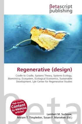 Surhone / Tennoe / Henssonow |  Regenerative (design) | Buch |  Sack Fachmedien